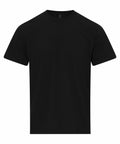 A plain black T-shirt from Gildan's GD024 collection, displayed against a white background. It features short sleeves and a round neckline, with no visible logos or designs.