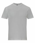 The GD024 product by Gildan is showcased against a white background. This plain white t-shirt features a straightforward, classic crew neck design with short sleeves and no visible logos or patterns.