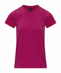 A plain, short-sleeved bright pink T-shirt from Gildan's GD026 line, displayed on a white background.