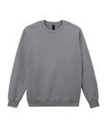 The Sweatshirts product is a solid grey, long-sleeved crew neck sweatshirt with ribbed cuffs and hem, shown against a white background.