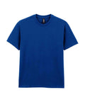 The T-Shirts product is a solid blue, short-sleeved crew neck t-shirt shown against a white background.