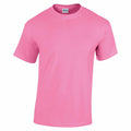 A Gildan GD05B pink T-shirt displayed against a white background.