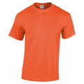 A Gildan GD05B orange T-shirt featuring a crew neckline, showcased against a white background.