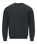 Introducing the Gildan GD066: a classic crewneck sweatshirt in deep green, featuring long sleeves and ribbed details at the collar, cuffs, and hem. Displayed against a white background for emphasis.