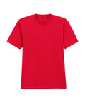 A red, short-sleeved crew neck T-shirt from the T-Shirts collection, shown laid flat on a white background.