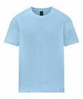 A plain light blue GD24B T-shirt by Gildan, displayed against a white background.