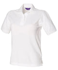 HB401 short-sleeve polo shirt by Henbury displayed on a plain background.