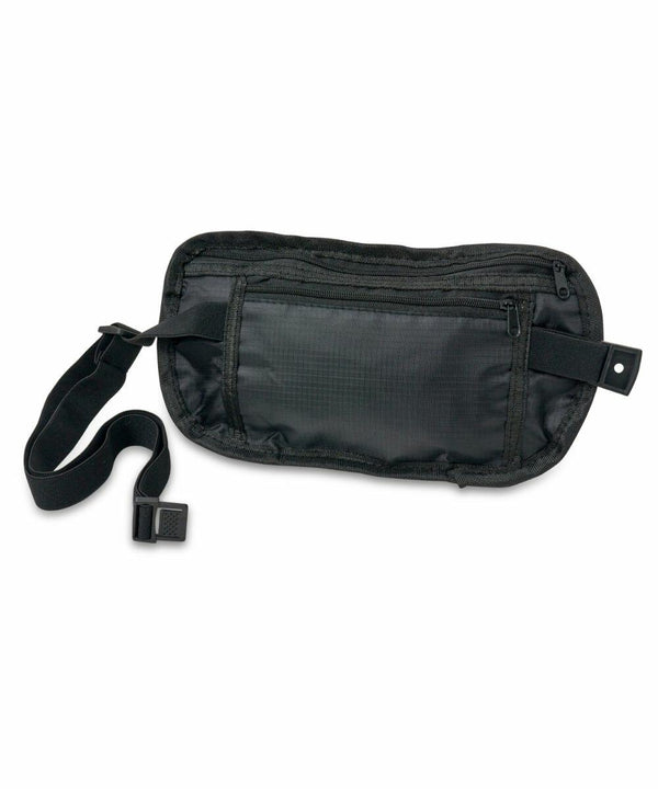 A Home & Living HL032 with an adjustable strap and a buckle, featuring multiple zippered compartments.