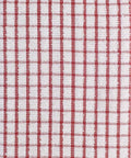 HL214 by Home & Living features a red and white checkered fabric with a grid pattern.
