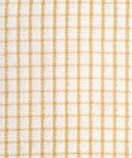 Close-up of the HL214 fabric from Home & Living, featuring a yellow and white checkered pattern.