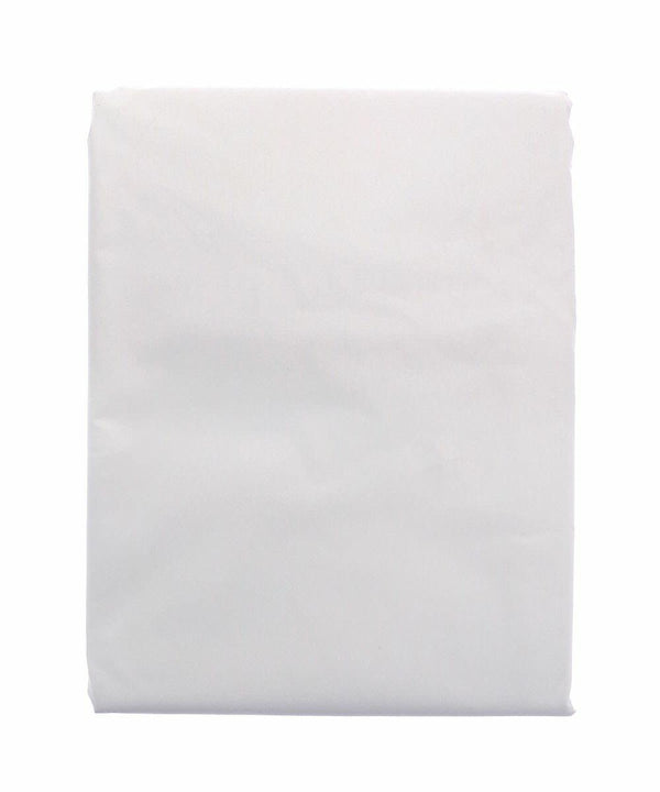 A neatly folded Home & Living HL217 white fabric sheet against a plain white background.