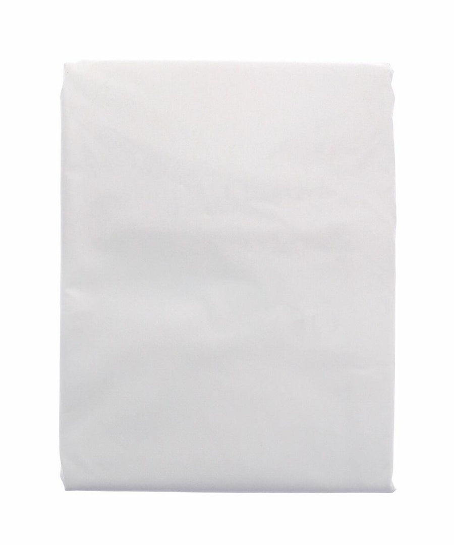 A plain, white folded bedsheet from the Home & Living collection, model HL217, displayed on a white background.