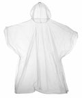 The Home & Living JB03J is a transparent hooded poncho with loose sleeves, displayed against a white background.