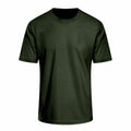The AWDis Just Cool JC001 is a plain dark green short-sleeved t-shirt, displayed against a white background. It features a classic crew neckline and maintains a simple, unadorned design.