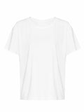 The JC013 from AWDis Just Cool is a plain white unisex T-shirt featuring short sleeves and a crew neckline. It is presented on a white background, highlighting its simple and clean design.