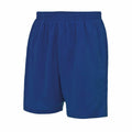 AWDis Just Cool JC080 athletic shorts featuring an elastic waistband, presented against a white background.