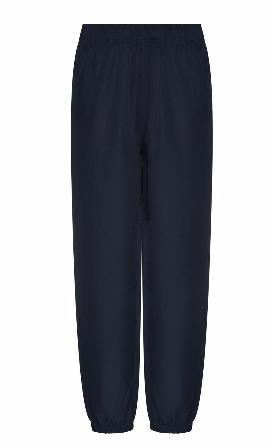 AWDis Just Cool JC281 joggers in navy blue feature a loose fit with an elastic waistband and cuffs.