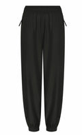 AWDis Just Cool JC281 jogger pants in black feature an elastic waistband and cuffs.