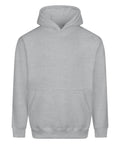 A light grey Hoodies sweatshirt with long sleeves and a front pouch pocket, displayed on a white background.