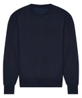 A navy blue crew neck sweatshirt with long sleeves from the Sweatshirts collection, displayed flat on a white background.