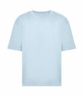 The JT009 T-shirt by AWDis Just T's features a light blue color, short sleeves, and a round neckline. Made from soft, comfortable fabric, it's ideal for casual wear. The T-shirt is showcased on a plain white background.