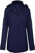 K6108 jacket by Kariban in dark blue, showcased on a white background.