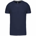 Kariban's KB356 short-sleeve t-shirt in navy blue is showcased against a plain white background.