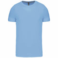 A plain light blue crew-neck t-shirt, identified as model KB356 by the brand Kariban, placed on a white background.