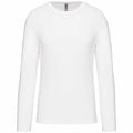 A round-neck long-sleeve shirt, Model KB359 by Kariban, showcased on a white backdrop.