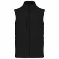 Kariban's KB403 is a black sleeveless vest featuring a high collar and three zippered pockets.
