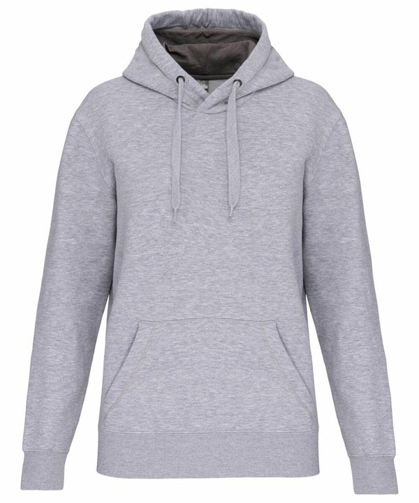Kariban KB443 hooded sweatshirt with a front pocket and drawstring hood, displayed on a white background.