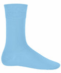 A single Kariban KB813 light blue sock against a white background.