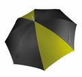 A KiMood KI003 umbrella featuring large alternating black and green panels.