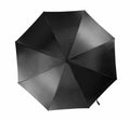 An overhead view of the fully open KI006 black umbrella by KiMood.