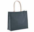 A KI011 tote bag by KiMood in dark green, featuring light-colored handles.
