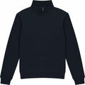 A Kustom Kit KK335 high-neck, long sleeve quarter-zip pullover sweater in black.