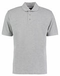 A plain gray short-sleeve polo shirt from the Kustom Kit brand, identified by product name KK403, featuring a collar and three buttons. The fabric looks soft and smooth, making it ideal for casual or semi-formal occasions. The shirt is showcased against a white background.