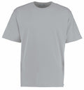 A KK500 T-shirt in plain light gray from Kustom Kit set against a white background.