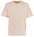 A KK500 T-shirt in plain light pink from Kustom Kit set against a white background.