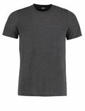 Kustom Kit KK504 dark gray short-sleeve crew neck t-shirt on a white background.