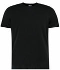 A short-sleeve t-shirt in plain black from the Kustom Kit brand, model KK507.