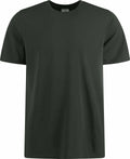 The KK530 from Kustom Kit is a dark green T-shirt featuring a crew neckline and short sleeves.