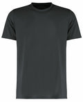 A KK555 T-shirt by Kustom Kit in plain black, displayed on a white background.