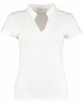 KK770 short-sleeve V-neck shirt by Kustom Kit on a plain background.