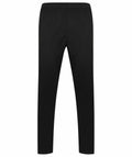 The LV881 by Finden & Hales showcases black pants on a white background in a rear view. The design is straightforward and sleek, featuring an elastic waistband, with fabric that looks smooth and lightweight.