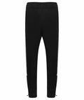 The Finden & Hales LV883 features black joggers with white side stripes, complete with an elastic waistband and cuffs.