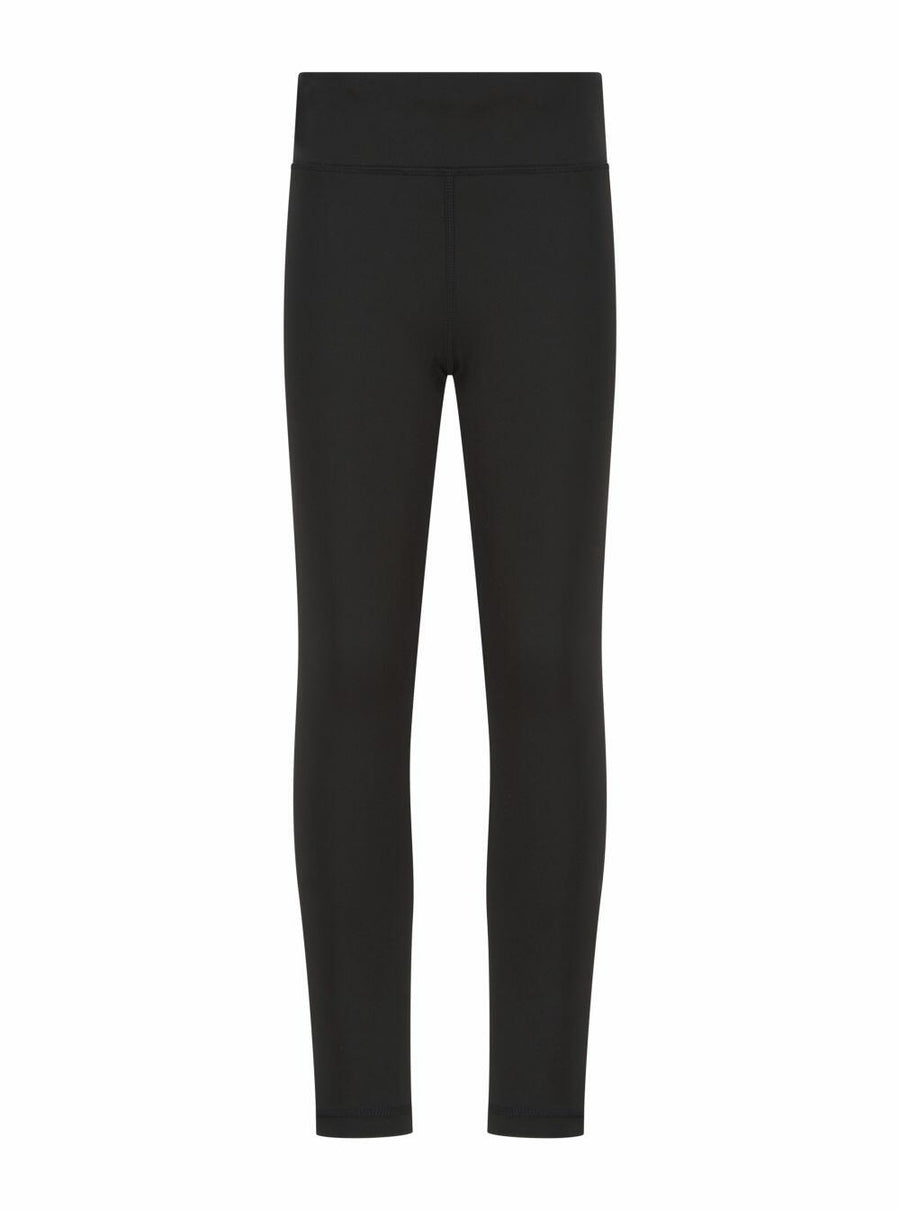 Finden & Hales LV897 black high-waisted leggings displayed on a white background.