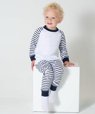 Navy Stripe/White