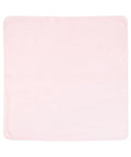 Presenting the Larkwood LW900, a light pink blanket with rounded corners, displayed lying flat.