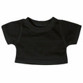 The MM071, a plain black short-sleeve crop top from the brand Mumbles, is displayed on a white background.